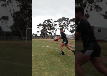 Aussie Rules target practice SNAPS EDITION!  #trickshots #football #footballskills