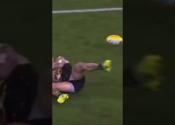 Anthony McDonald-Tipungwuti mows down Dustin Martin!! round 10 2019 #afl #aussierules #tackle