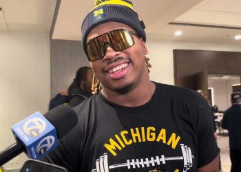 Michigan Football's Kris Jenkins Discusses Alabama Draw In CFP