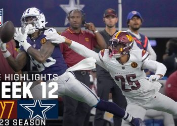 Washington Commanders vs. Dallas Cowboys Game Highlights | NFL 2023 Week 12
