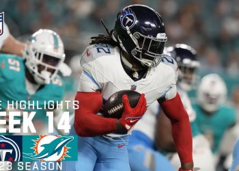 Tennessee Titans vs. Miami Dolphins | 2023 Week 14 Game Highlights