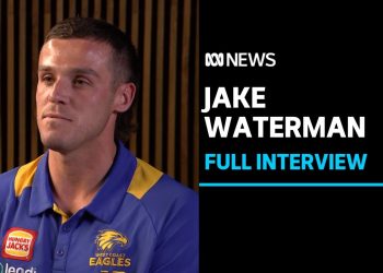 West Coast Eagles forward Jake Waterman speaks on struggle with ulcerative colitis | ABC News