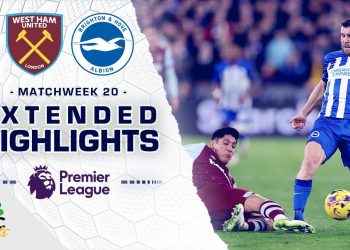 West Ham United v. Brighton | PREMIER LEAGUE HIGHLIGHTS | 1/2/2024 | NBC Sports