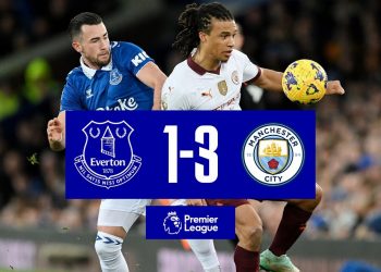 PREMIER LEAGUE HIGHLIGHTS: EVERTON 1-3 MANCHESTER CITY