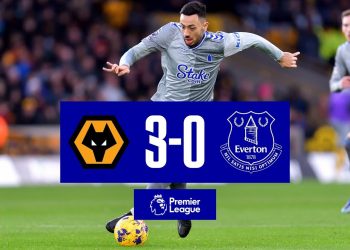 PREMIER LEAGUE HIGHLIGHTS: WOLVES 3-0 EVERTON