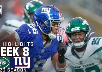 New York Jets vs. New York Giants | 2023 Week 8 Game Highlights