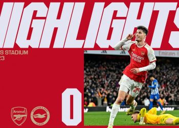 KAI HAVERTZ SCORES AGAIN! | Arsenal vs Brighton & HA (2-0) | Premier League Highlights