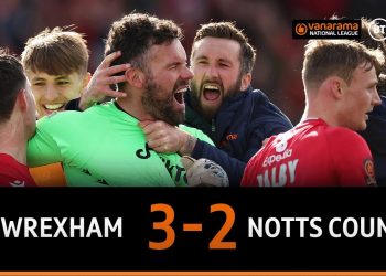 Wrexham v Notts County (3-2) | A title race to remember! | Vanarama National League Highlights