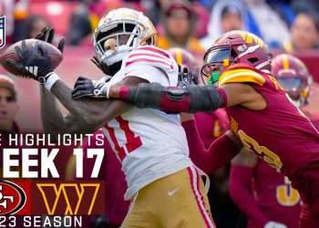 San Francisco 49ers vs. Washington Commanders Game Highlights | NFL 2023 Week 17