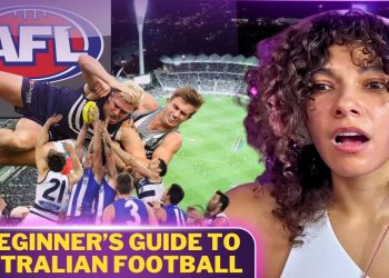 NEWBIE LEARNS AUSTRALIAN FOOTBALL: A beginner’s guide to Australian Football | AFL Reaction