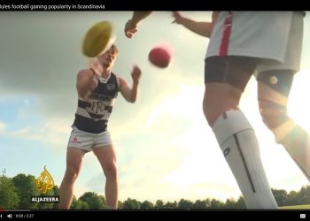 Aussie Rules football gaining popularity in Scandinavia