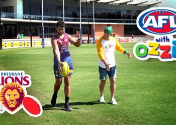 AFL Skills For Kids | Learn About Aussie Rules & Auskick With Ozzie & The Brisbane Lions | Play AFL