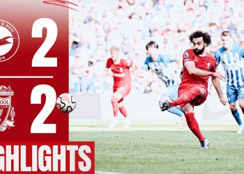 HIGHLIGHTS: Brighton 2-2 Liverpool | Mo Salah scores twice in Premier League draw