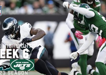 Philadelphia Eagles vs. New York Jets | 2023 Week 6 Game Highlights