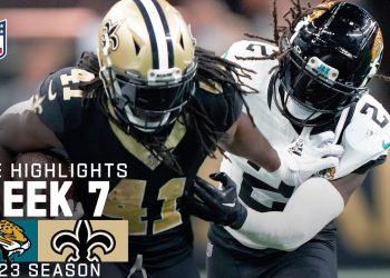 Jacksonville Jaguars vs.  New Orleans Saints  | 2023 Week 7 Game Highlights