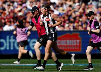 Pies CEO slams News Corp criticism of defender’s return from concussion