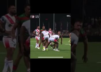 Big hit #rabbitohsradiopodcast #rabbitohs #football