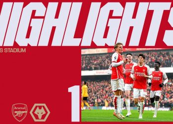 HIGHLIGHTS | Arsenal vs Wolverhampton Wanderers (2-1) | Saka and Odegaard give us all three points!