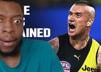 AMERICAN REACTS TO A beginner’s guide to Australian Football | AFL Explained | REACTION
