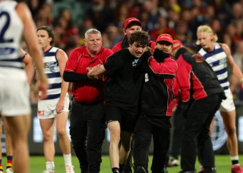 Coaches savage ‘idiot’ pitch invader as massive fine looms