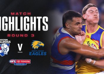 Western Bulldogs v West Coast Eagles Highlights | Round 3, 2024 | AFL