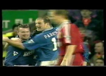 English Premier League 1995 Liverpool 1 vs Everton 2