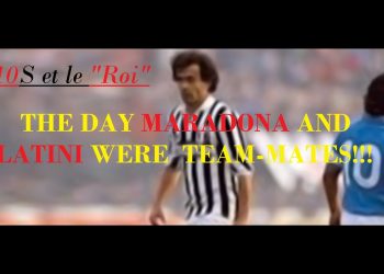 The day MARADONA, PLATINI, LINEKER were teammates at Wembley – FOOTBALL LEAGUE vs REST OF THE WORLD