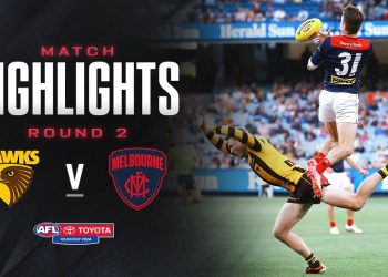 Hawthorn v Melbourne Highlights | Round 2, 2024 | AFL