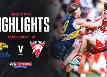 West Coast Eagles v Sydney Swans Highlights | Round 4, 2024 | AFL