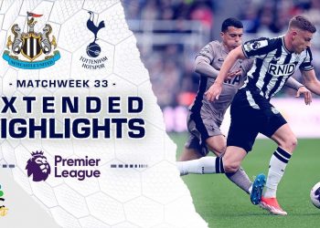 Newcastle United v. Tottenham Hotspur | PREMIER LEAGUE HIGHLIGHTS | 4/13/2024 | NBC Sports