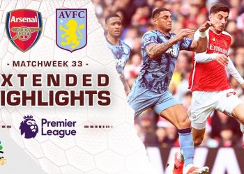 Arsenal v. Aston Villa | PREMIER LEAGUE HIGHLIGHTS | 4/14/2024 | NBC Sports