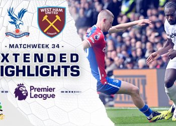 Crystal Palace v. West Ham | PREMIER LEAGUE HIGHLIGHTS | 4/21/2024 | NBC Sports