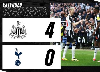 Newcastle United 4 Tottenham Hotspur 0 | EXTENDED Premier League Highlights