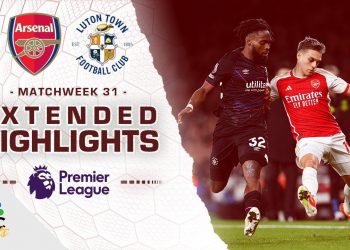 Arsenal v. Luton Town | PREMIER LEAGUE HIGHLIGHTS | 4/3/2024 | NBC Sports