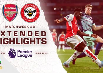 Arsenal v. Brentford | PREMIER LEAGUE HIGHLIGHTS | 3/9/2024 | NBC Sports