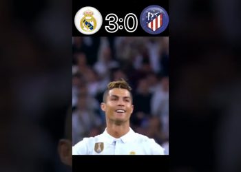 Real Madrid vs Atletico Madrid 2017 Champions League (Ronaldo Hat Trick) #vibe #football #shorts