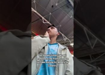 The Moment Luton Town Got Promoted To The Premier League! #lutontown #premierleague #football