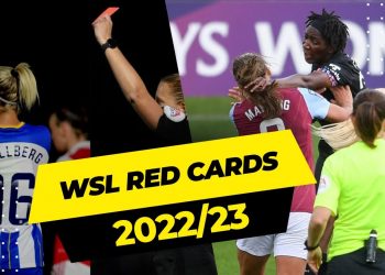 EVERY RED CARD in the Women's Super League 2022/23 season so far