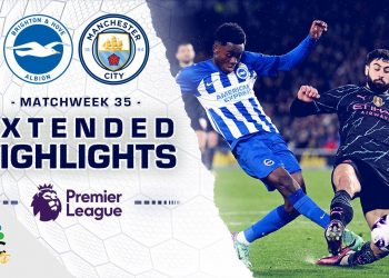 Brighton v. Manchester City | PREMIER LEAGUE HIGHLIGHTS | 4/25/2024 | NBC Sports