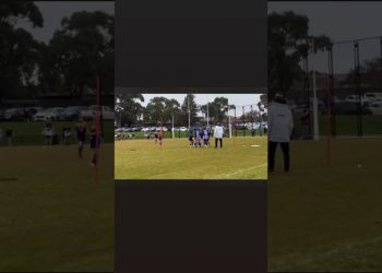 RIGHT FOOT SNAP FOR A GOAL!! #afl #footy #goal #fun