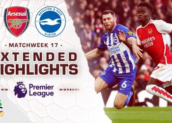 Arsenal v. Brighton | PREMIER LEAGUE HIGHLIGHTS | 12/17/2023 | NBC Sports