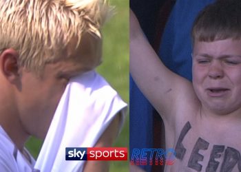 The moment Leeds were relegated from the Premier League