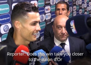 Cristiano Ronaldo Reacts To Nations League Victory