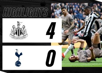 Newcastle United 4 Tottenham Hotspur 0 | Premier League Highlights
