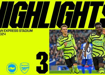 HIGHLIGHTS | Brighton & Hove Albion vs Arsenal (0-3) | Saka, Havertz & Trossard seal key victory!