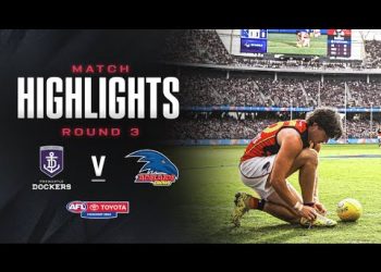 Fremantle v Adelaide Highlights | Round 3, 2024 | AFL