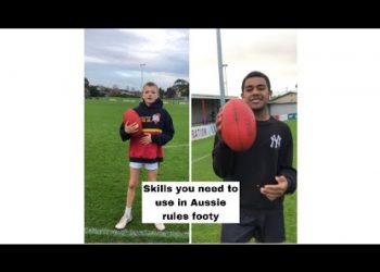 The basic skills you need to use in Aussie rules footy(AFL)