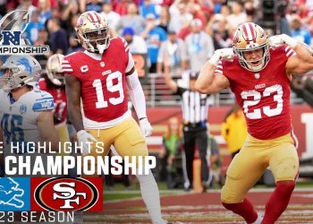 Detroit Lions vs. San Francisco 49ers Game Highlights | 2023 NFC Championship