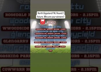North Gippsland FNL Round 2 fixture. Who are your winners? #aussierules #football #gippsland