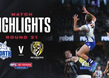 North Melbourne v Richmond Highlights | Round 21, 2024 | AFL